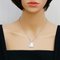 PIAGET Limelight Heart Diamond Necklace 18K Shell Ladies 2