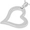 PIAGET Limelight Heart Diamond Necklace Medium K18WG Pendant G33L0700 5