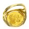 PIAGET Hans Erni Coin Ring K18 Yellow Gold/K24YG Women's 8