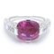 PIAGET Pink Sapphire Ring K18WG #54 4.68ct Diamond White Gold 198059 3