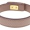 Pink Beige Leather & Metal Bracelet from Prada 2