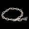 PRADAFinished plate bracelet chain SV925 silver black 2JB357 1