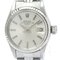 Vntage Oyster Perpetual Date White Gold Steel Ladies Watch from Rolex 1