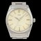 ROLEX Big Oyster Precision Rivet Bracelet cal.1210 6424 Stainless Steel Silver Manual Winding Men's White Dial Watch 1