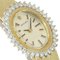 Reloj italiano ROLEX de 34 piezas con diamantes Cal.1800 8330 K14 de oro amarillo de cuerda manual con esfera de champán para mujer I220823024, Imagen 4