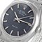 ROLEX Air King 5500 SS 28th series men's automatic watch blue gray dial 7