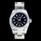 ROLEX Oyster Perpetual 26 176200 Black 369 Arabic Pink Bar Dial Watch Ladies 1