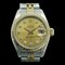 Reloj automático de serie ROLEX Datejust 69173G S 10P con esfera de oro y diamantes, Imagen 1