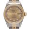 Datejust 10P Diamond Automatic Uhr mit Champagner-Zifferblatt von Rolex 5