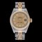 ROLEX Datejust 10P Diamond 69173G Women's YG/SS Watch Automatic Champagne Dial, Image 1