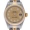 ROLEX Datejust 10P Diamond 69173G Women's YG/SS Watch Automatic Champagne Dial, Image 5