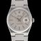 ROLEX Oyster quartz 17000 men's SS watch silver dial 1