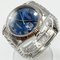Reloj Datejust en plateado y azul marino de Rolex, Imagen 3
