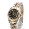 ROLEX Datejust Black Dial SS K18YG 10P Diamond Combination P Number Ladies AT Automatic Watch 79173G 4