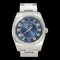 ROLEX Air King Concentric 114210 Blue Arabic Dial Watch Men's, Image 1