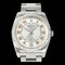 ROLEX Air King Oyster Perpetual Concentric 114210 argento quadrante arabo orologio da uomo, Immagine 1