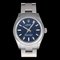 ROLEX Oyster Perpetual 277200 Bright Blue Dial Used Watch Women's 1