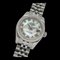 ROLEX Datejust 179174NR D watch ladies shell automatic winding AT stainless steel SS white gold WG silver polished 1