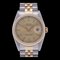 ROLEX Datejust 16233 Men's YG/SS Watch Automatic Champagne Dial 1