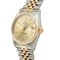 ROLEX Datejust 16233 Men's YG/SS Watch Automatic Champagne Dial 3