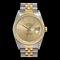 ROLEX Datejust 16233 Men's YG/SS Watch Automatic Champagne Dial 1