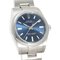 ROLEX Oyster Perpetual 34 124200 Armbanduhr mit leuchtend blauem Zifferblatt 2