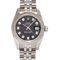 Datejust Diamond Watch with Black Dial from Rolex, Image 1