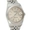 ROLEX Datejust 36 Tapestry 16234 Silver Bar Dial Watch Men's 2