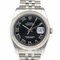 Rolex Datejust Oyster Perpetual Watch Stainless Steel 116234 Automatic Mens D Number 2005 Roman Numerals Overhauled 1