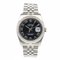 Rolex Datejust Oyster Perpetual Watch Stainless Steel 116234 Automatic Mens D Number 2005 Roman Numerals Overhauled, Image 8