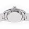 ROLEX Oyster Perpetual Domino's Pizza 67180 Ladies SS Watch Automatic Silver Dial 5