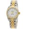 Reloj para mujer Datejust 10P de acero inoxidable y diamantes de Rolex, Imagen 1