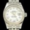 ROLEX Datejust Women's Automatic Watch White Shell Dial 8P Diamond 179174G V Number 1