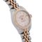 ROLEX Datejust 10P Diamond 179171G Reloj PG / SS para mujer automático con esfera rosa, Imagen 5