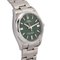 Oyster Perpetual Uhr mit grünem Zifferblatt von Rolex 4