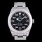 ROLEX Air King 116900 black dial watch men, Image 1