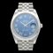 ROLEX Datejust nombre aléatoire montre-bracelet montre-bracelet montre 126300 mécanique automatique bleu jubilé en acier inoxydable 126300 1