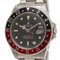 ROLEX GMT Master 2 Red and Black Bezel Dial Date SS Men's Automatic Watch No. 89 16760 4