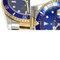 Submariner Uhr mit blauem Zifferblatt aus Edelstahl von Rolex 10