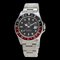 ROLEX 16710 GMT Master 2 Tritium Red Black Bezel Watch Stainless Steel SS Men's 1