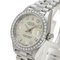 ROLEX 69136G Datejust 10P Bezel Diamond Watch Platinum PT Ladies 4