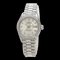 ROLEX 69136G Datejust 10P Bezel Diamond Watch Platinum PT Ladies 1