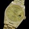 ROLEX Day-Date 18238A L watch men's 2P bucket 8P diamond automatic winding AT 750YG 18K solid gold polished 1