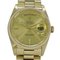 ROLEX Day-Date 18238A L watch men's 2P bucket 8P diamond automatic winding AT 750YG 18K solid gold polished 3