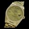 ROLEX Day-Date 18238A L watch men's brand 2P bucket 8P diamond automatic winding AT 750YG 18K solid gold polished 1