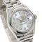 ROLEX 179166G Datejust 10P Reloj de diamantes Platino / PT Mujer, Imagen 5