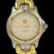 Reloj profesional TAG HEUER Combi Cell Series S95.713K Acero inoxidable x Chapado en oro Fabricado en Suiza Cuarzo plateado / dorado Esfera de marfil Niños, Imagen 1