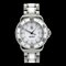 TAG HEUER Watch Formula 1 White Silver WAH1315 BA0868 SS Ceramic Quartz Ladies 12P Diamond Date Battery Accent Round, Image 1