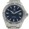 TAG HEUER Aquaracer WAY2112 BA0928 Watch Men's Caliber 5 300m Date Automatic Winding AT Stainless Steel SS Silver Blue Polished 3