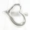 Silberner Ring mit offenem Herz von Tiffany & Co. 1